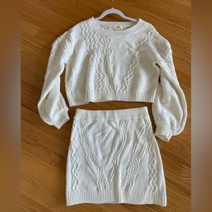 Maeve knit skirt set - Anthropologie Size small